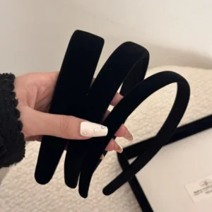 Headbands for women girl hair bands korean accessories hoop fascinators elegant Headdress vintage 2024 popular new in Gift black